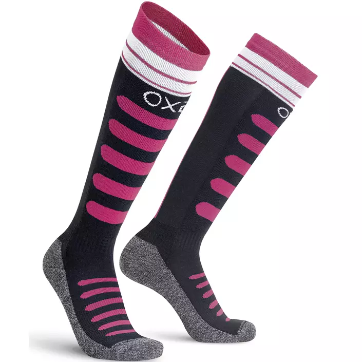 Oxyburn Thermo Merino stømper til børn, Black/Aliante, large image number 0