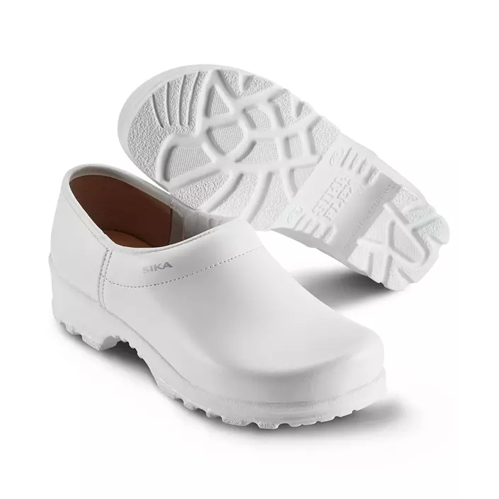 Sika Flex LBS clogs with heel cover O2, White, large image number 0