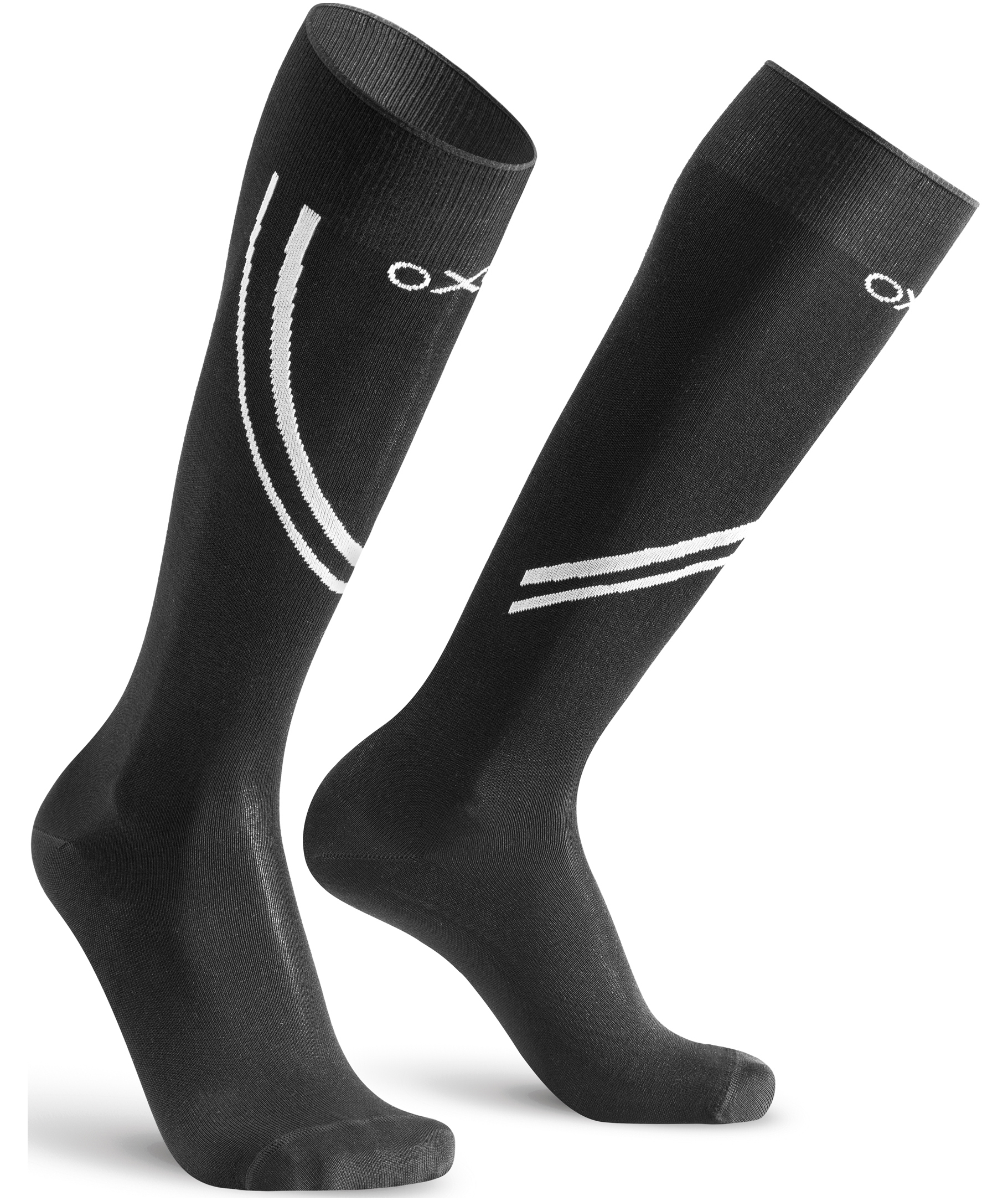 Oxyburn Knee socks with silk, Black, large image number 0