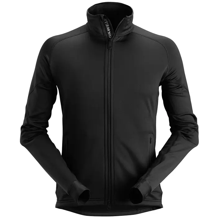 Snickers FlexiWork fleece jacket 8003, Black, large image number 0
