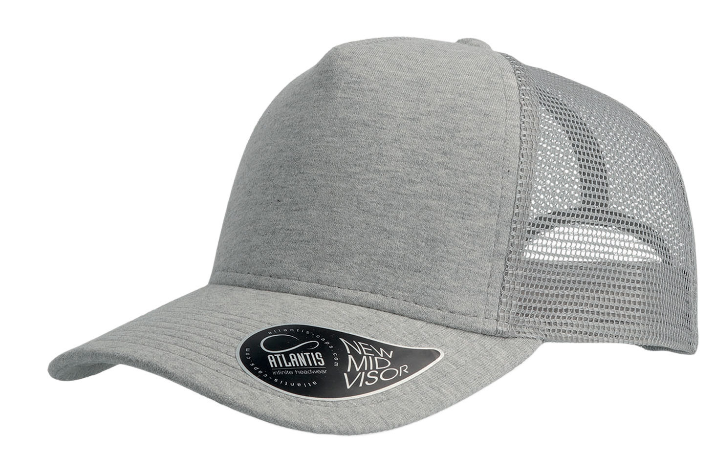 Atlantis Trucker Rapper jersey kep, Light Grey