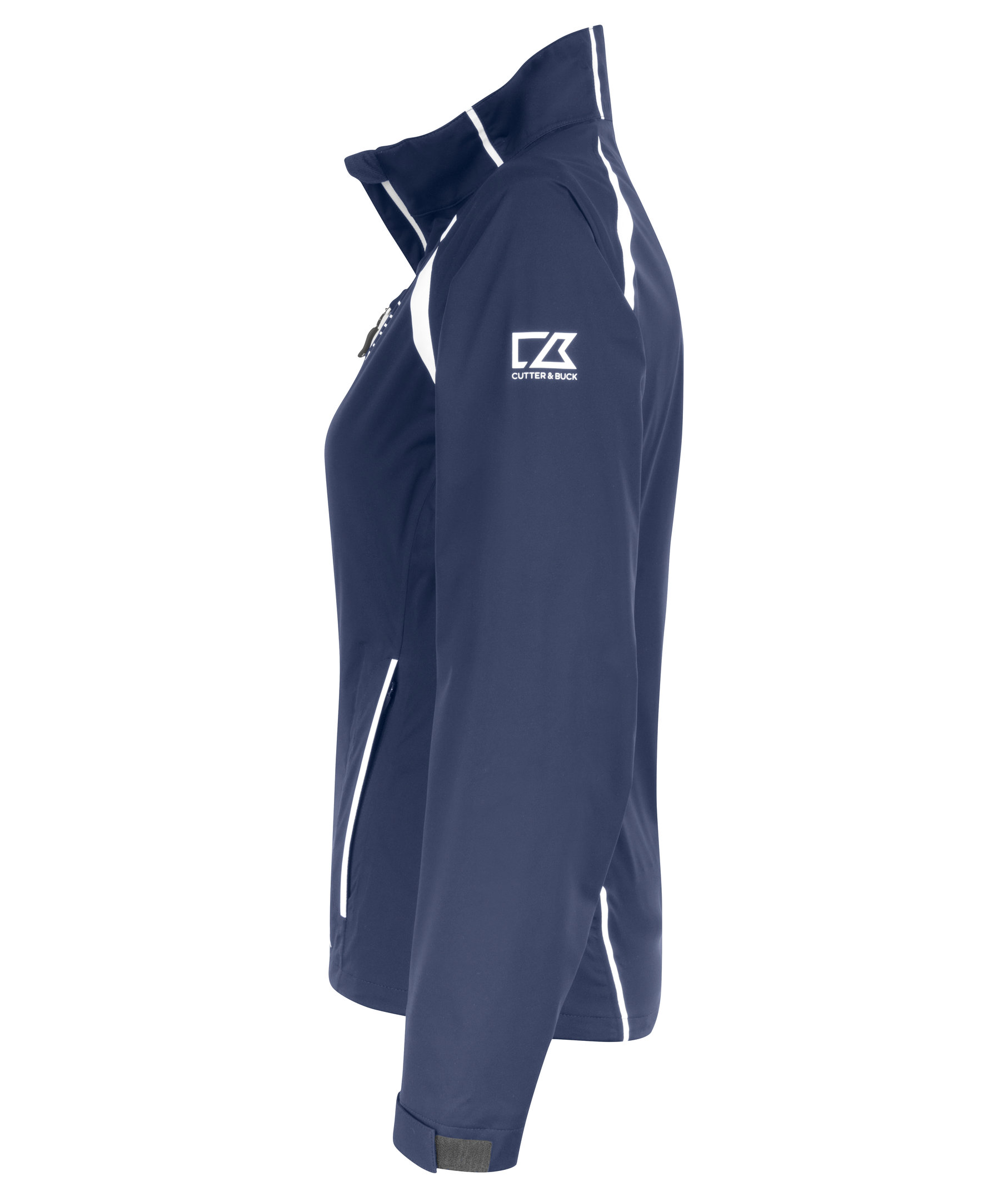 Cutter & Buck North Shore dame regnjakke, Navy/Hvid, large image number 2