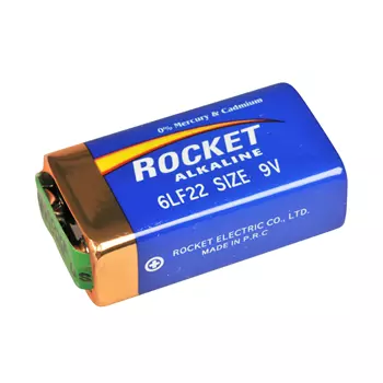 Rocket Alkaline batteri, Blå