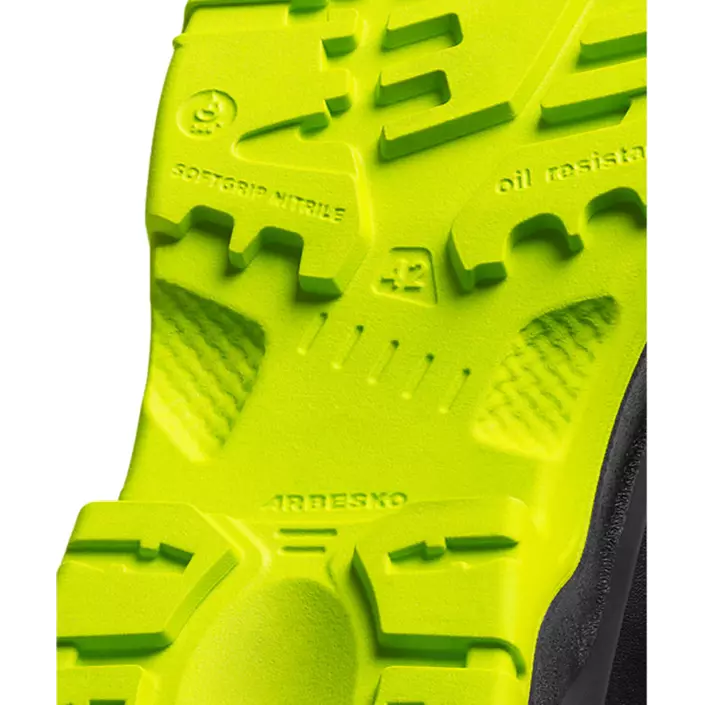 Arbesko 949 safety boots S3, Black/Lime, large image number 3