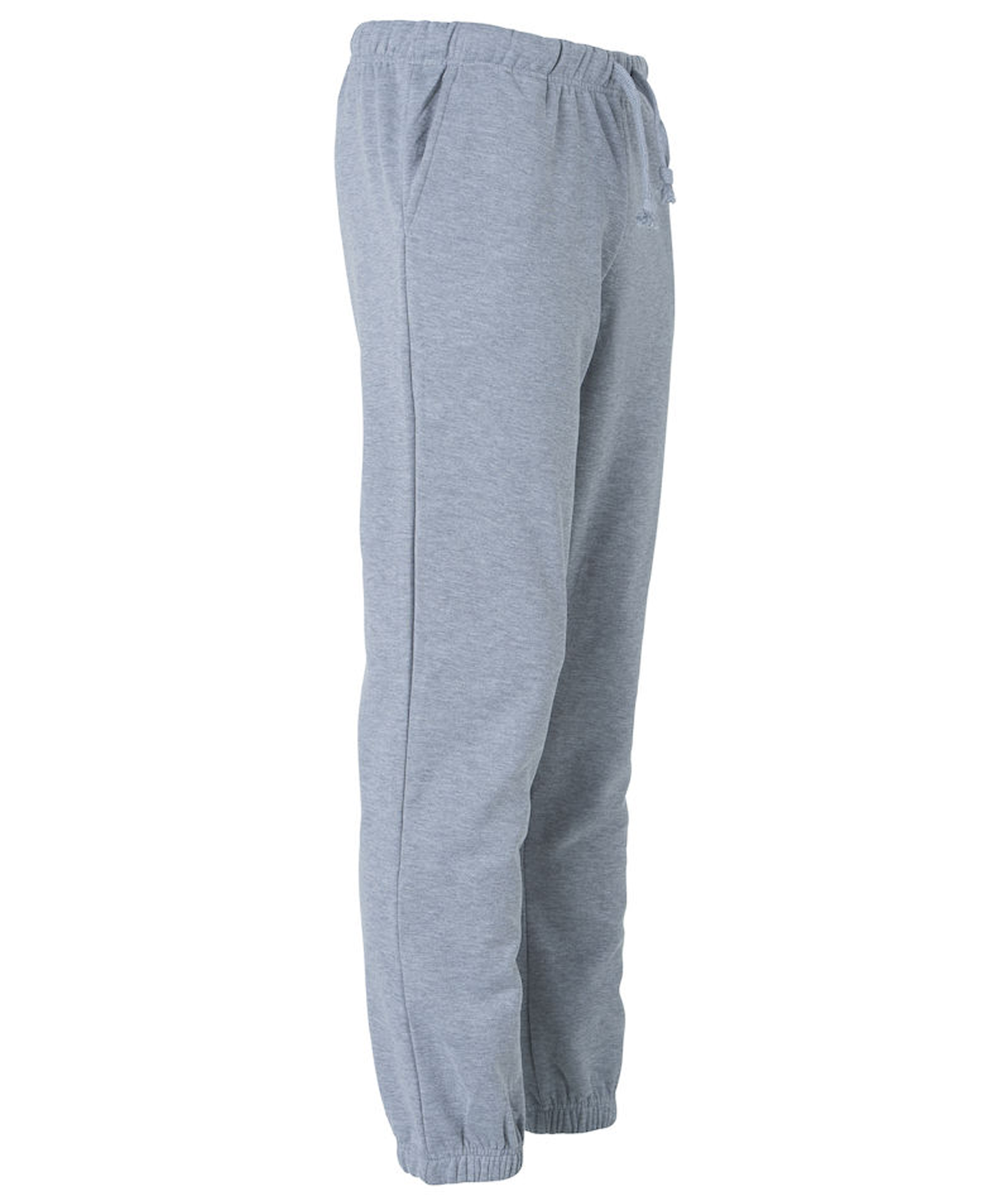 Clique Basic  trousers, Grey Melange, large image number 3