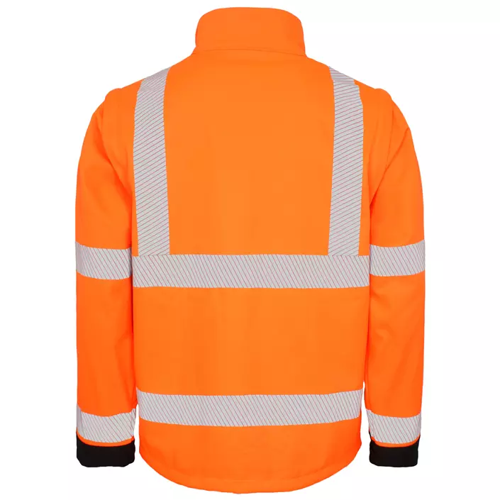 Lyngsøe 2-i-1 softshelljacka, Varsel Orange/Svart, large image number 2