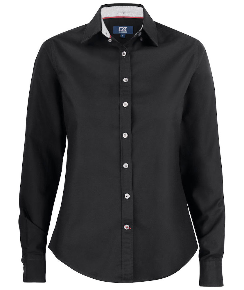 Cutter & Buck Belfair Oxford Modern fit women's shirt, Black