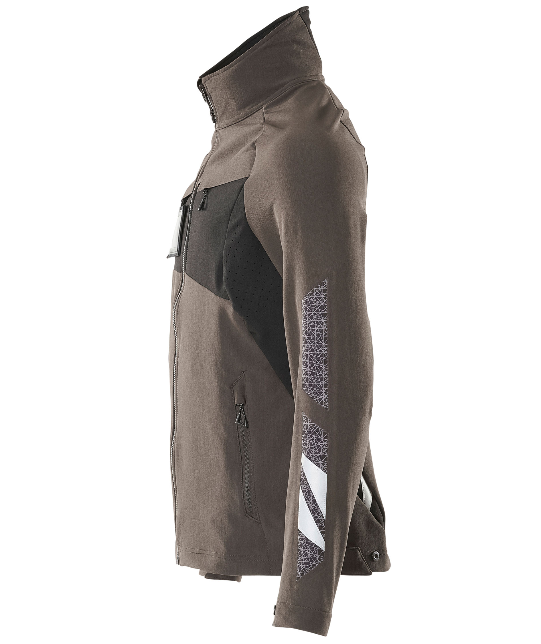 Mascot Accelerate jakke full stretch, M&oslash;rk Antrasitt/Svart, large image number 3