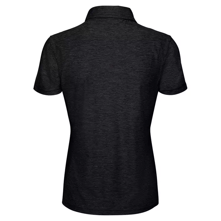 Pitch Stone women's polo shirt, Black melange, large image number 2