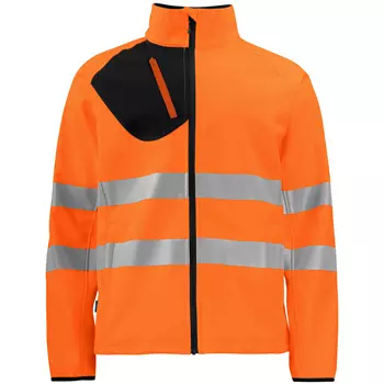 ProJob softshell jacket 6432, Hi-Vis Orange/Black
