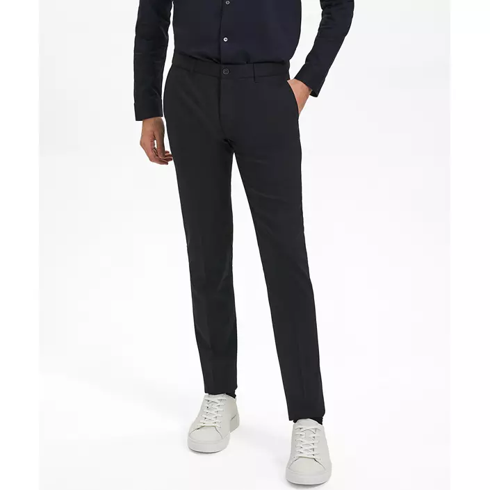 Sunwill Traveller Bistretch Slim fit trousers, Black, large image number 1