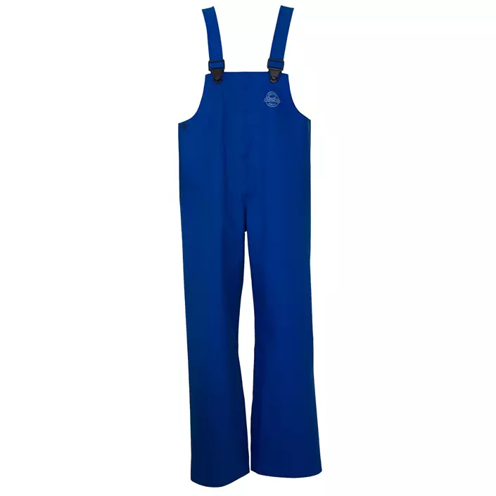 Abeko Atec PU rain bib and brace trousers, Blue, large image number 0
