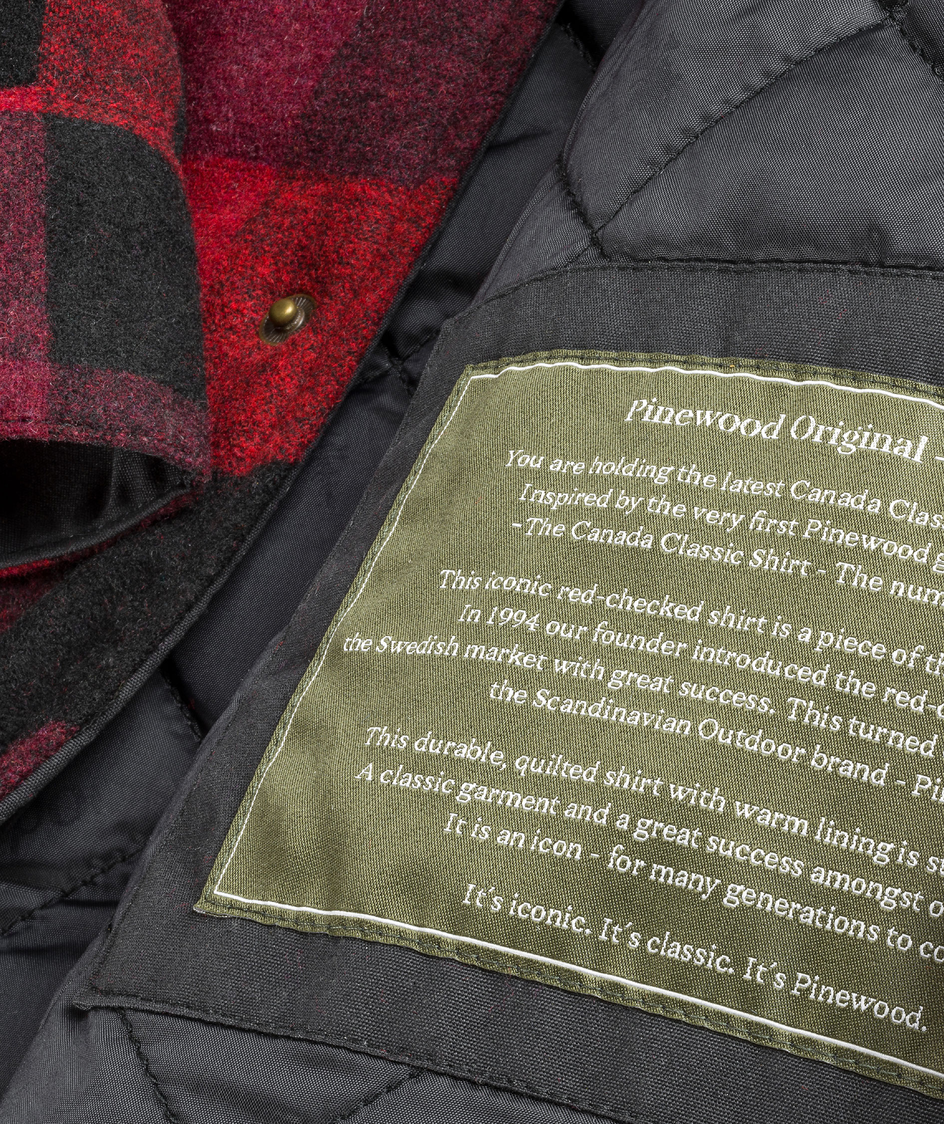 Pinewood Canada Classic 2.0 foret skovmandsskjorte, R&oslash;d, large image number 6
