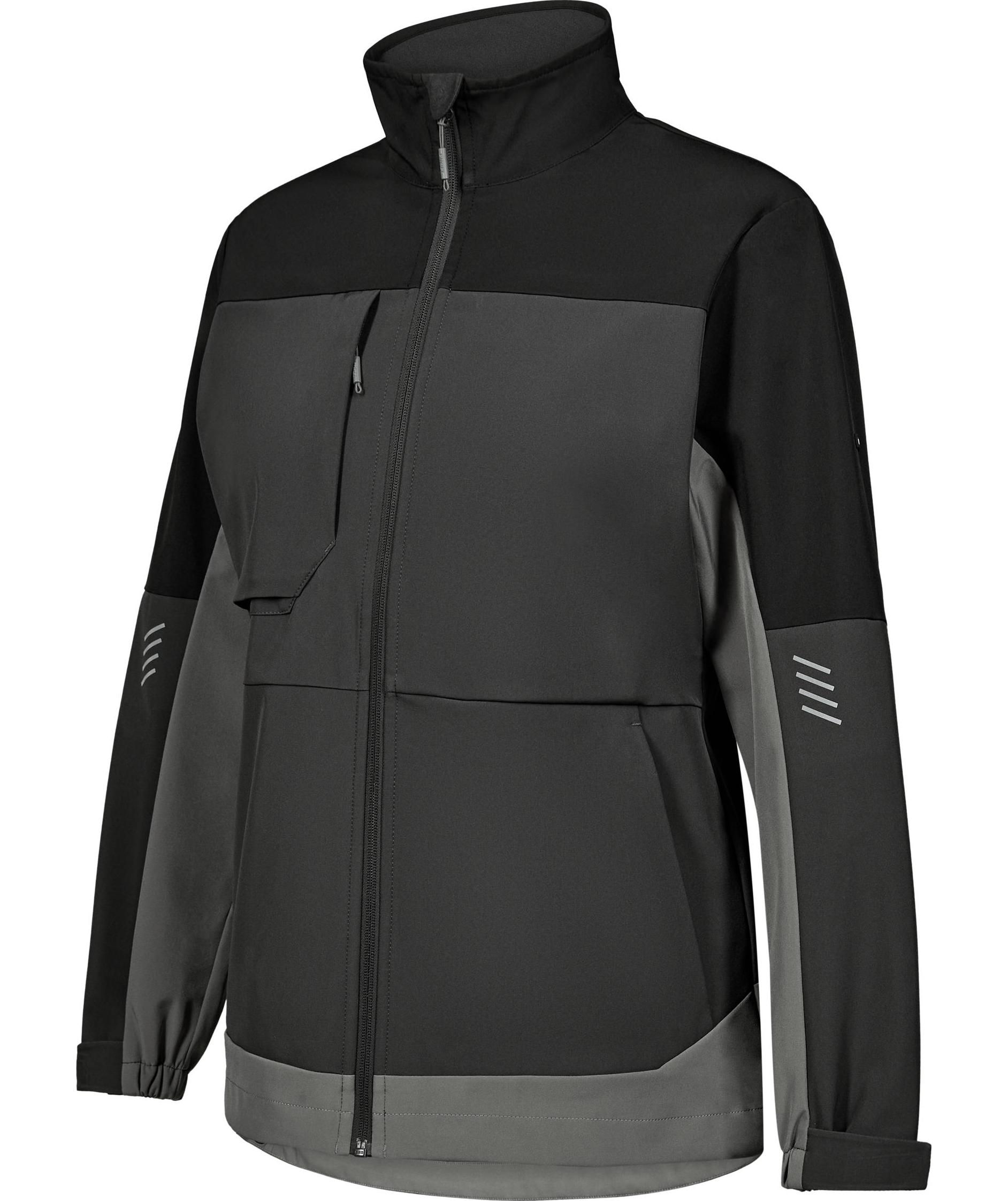 Engel Entire women's softshell jacket, Anthracite Grey/Black, large image number 5