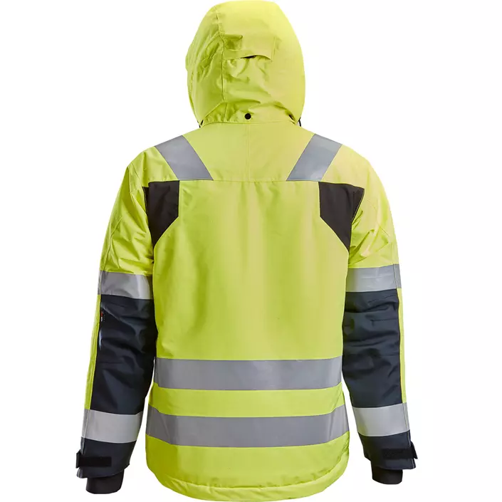 Snickers AllroundWork shell jacket, Hi-vis Yellow/Marine, large image number 1