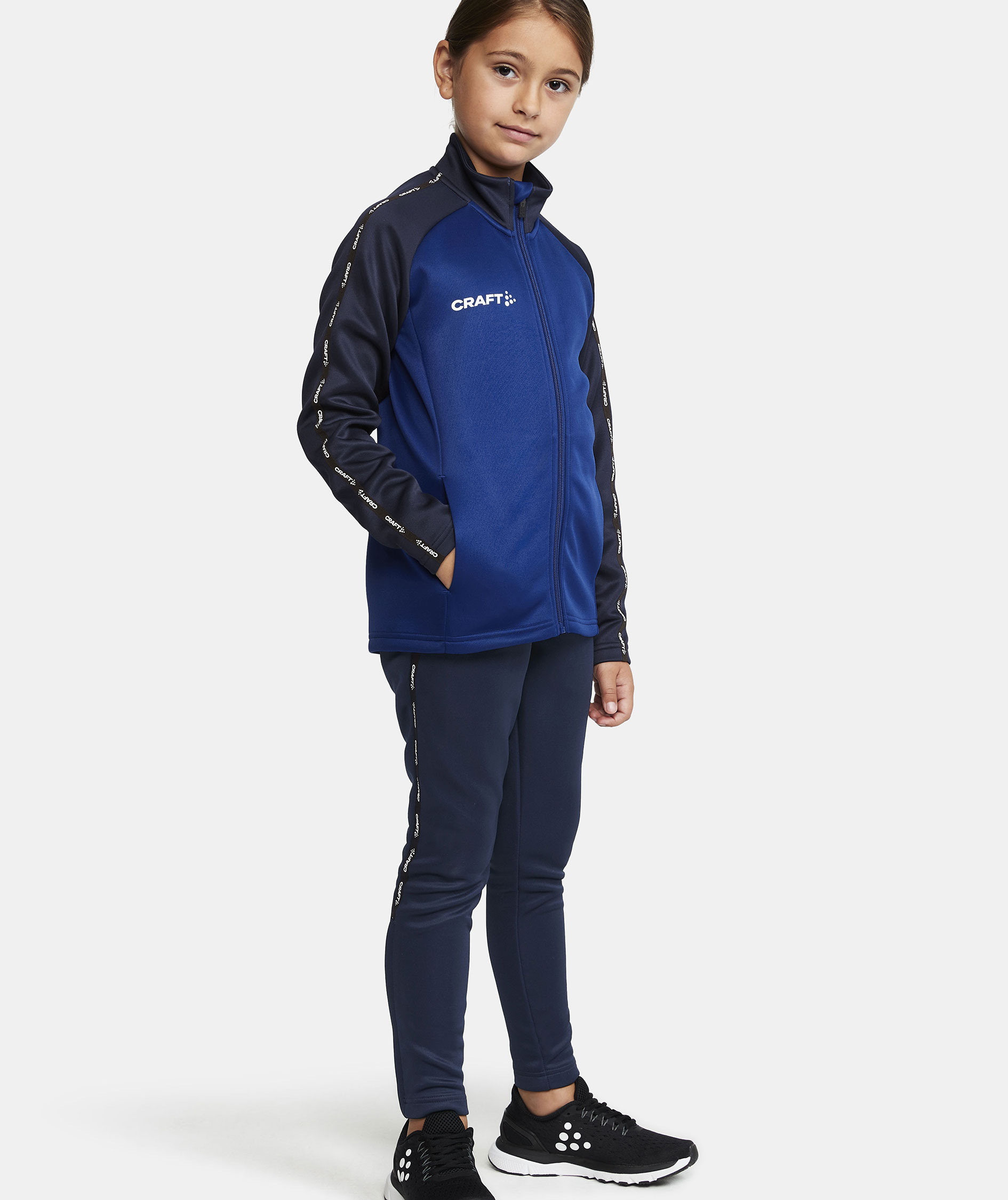 Craft Squad 2.0 cardigan for kids, Club Cobolt-Navy