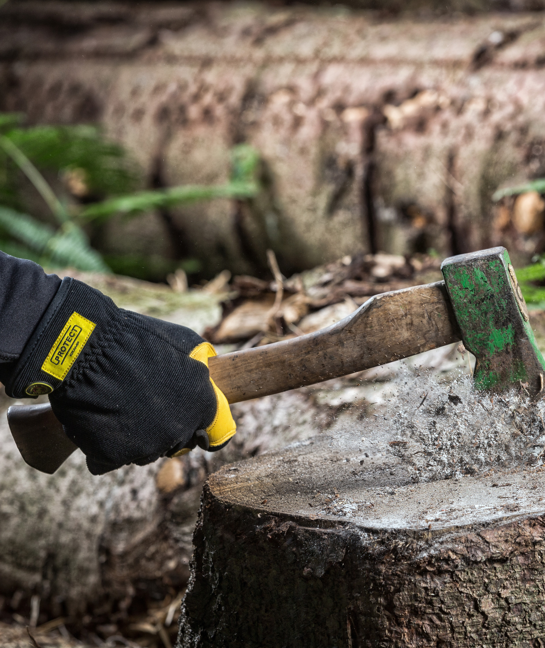 Kramp vibrationsd&aelig;mpende handsker