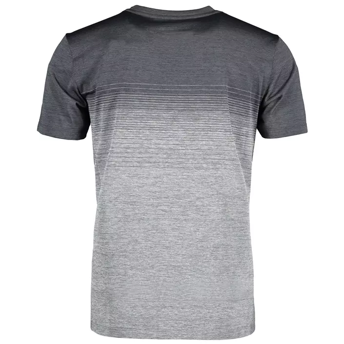 GEYSER seamless striped T-shirt, Anthracite melange, large image number 4
