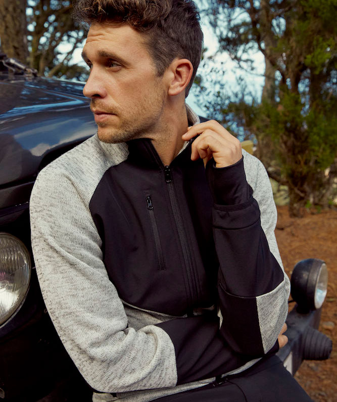 Clique Haines fleecejakke, Ash, large image number 1