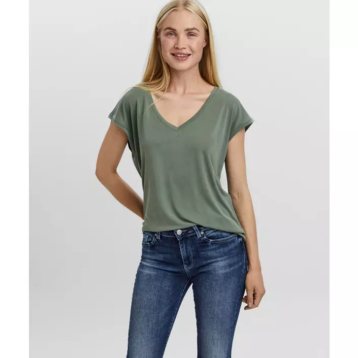 Vero Moda VMFILLI dame T-shirt, Laurel Wreath, large image number 1