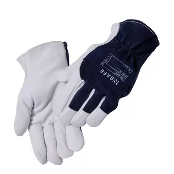 OX-ON InSafe Technic work gloves, White/Black