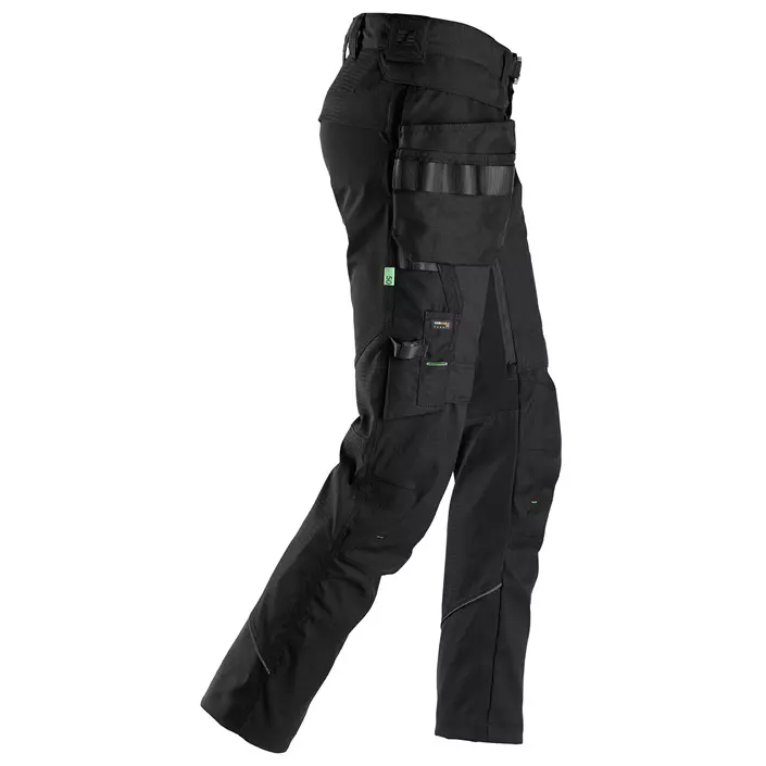 Snickers FlexiWork craftsman trousers 6972, Black, large image number 3