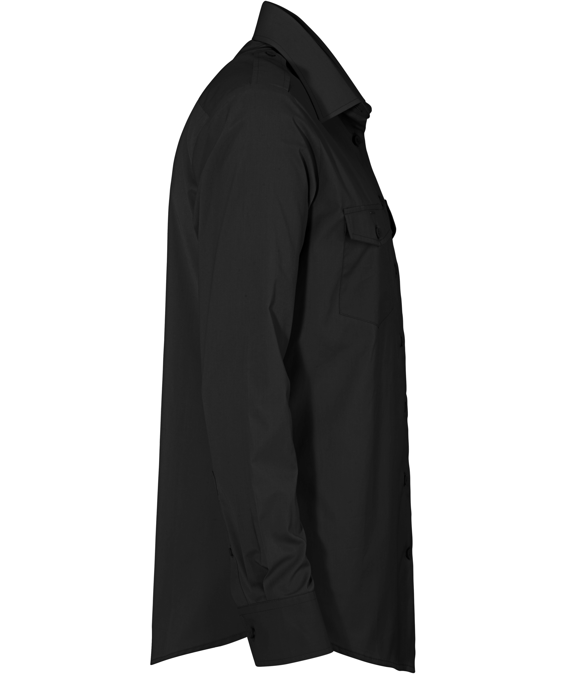 Derby of Sweden Maverick Comfort fit pilotskjorte, Black, large image number 2