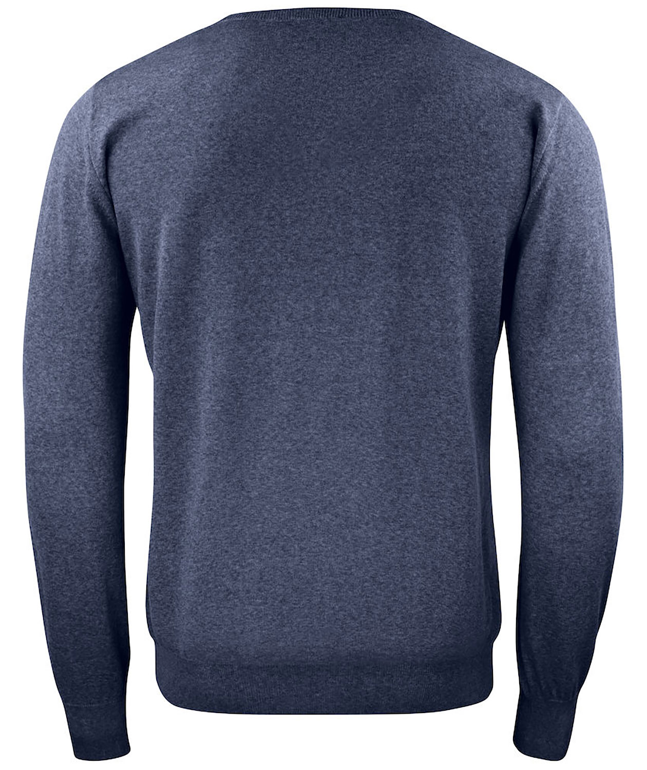 Cutter & Buck Kennewick Crewneck med merinoull, Sea Blue melange