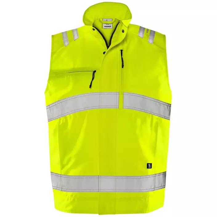 Fristads Green work vest 5067 GPLU, Hi-Vis Yellow, large image number 0