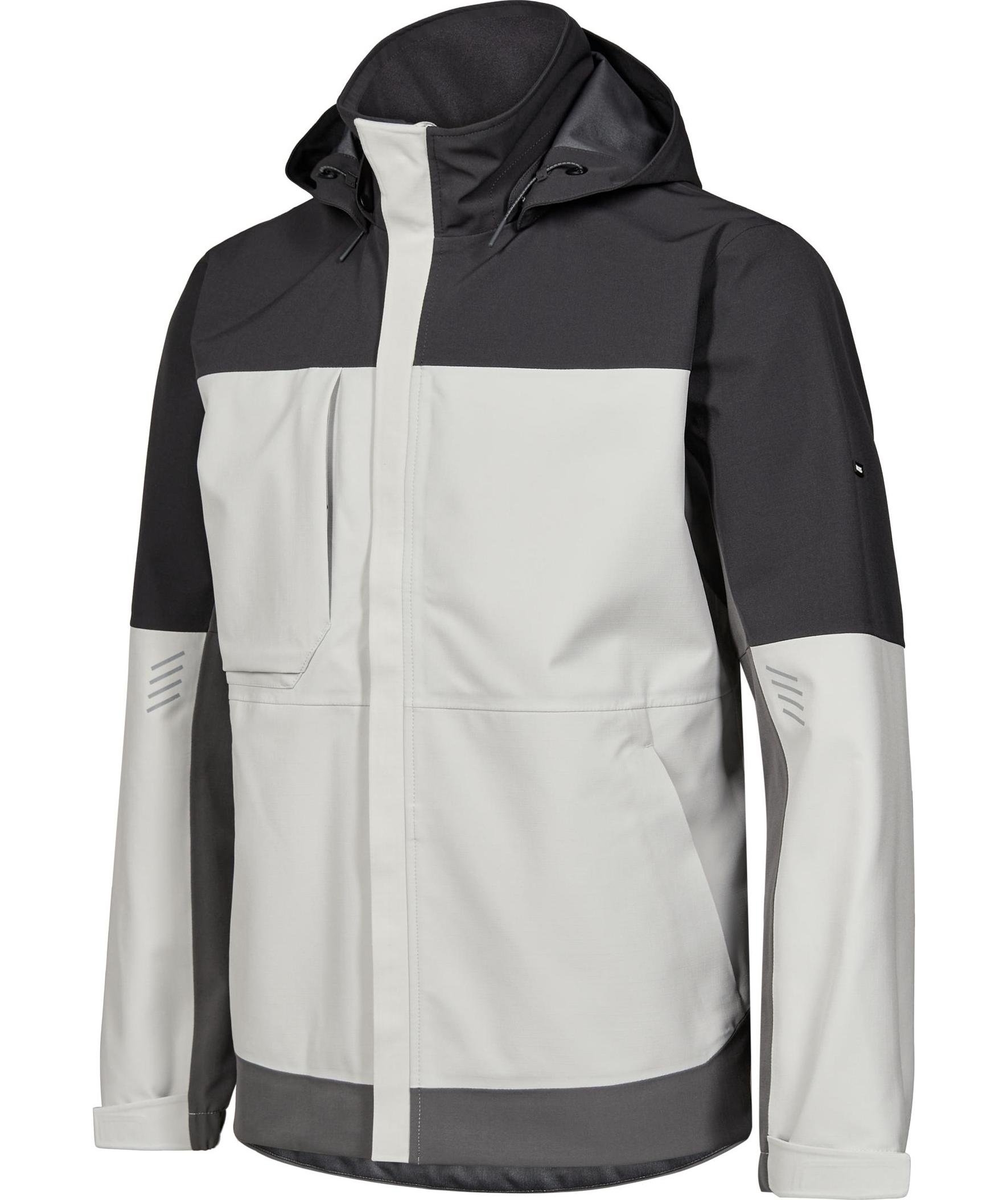 Engel Entire shell jacket, Bone White/Anthracite Grey, large image number 5