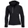 Clique Milford women's softshell jacket, Black, Black, swatch