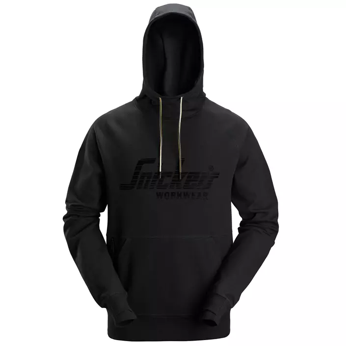 Snickers logo hoodie 2894, Black, large image number 0