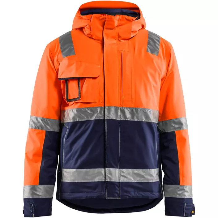 Blåkläder Winterarbeitsjacke, Orange/Marine, large image number 0