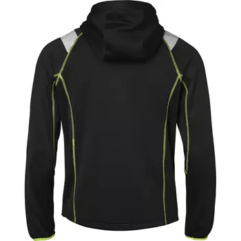 Top Swede hoodie with zipper 353, Black
