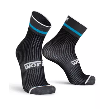 Worik Summer Days 3-pack short Socks, Assorted Colors, Black