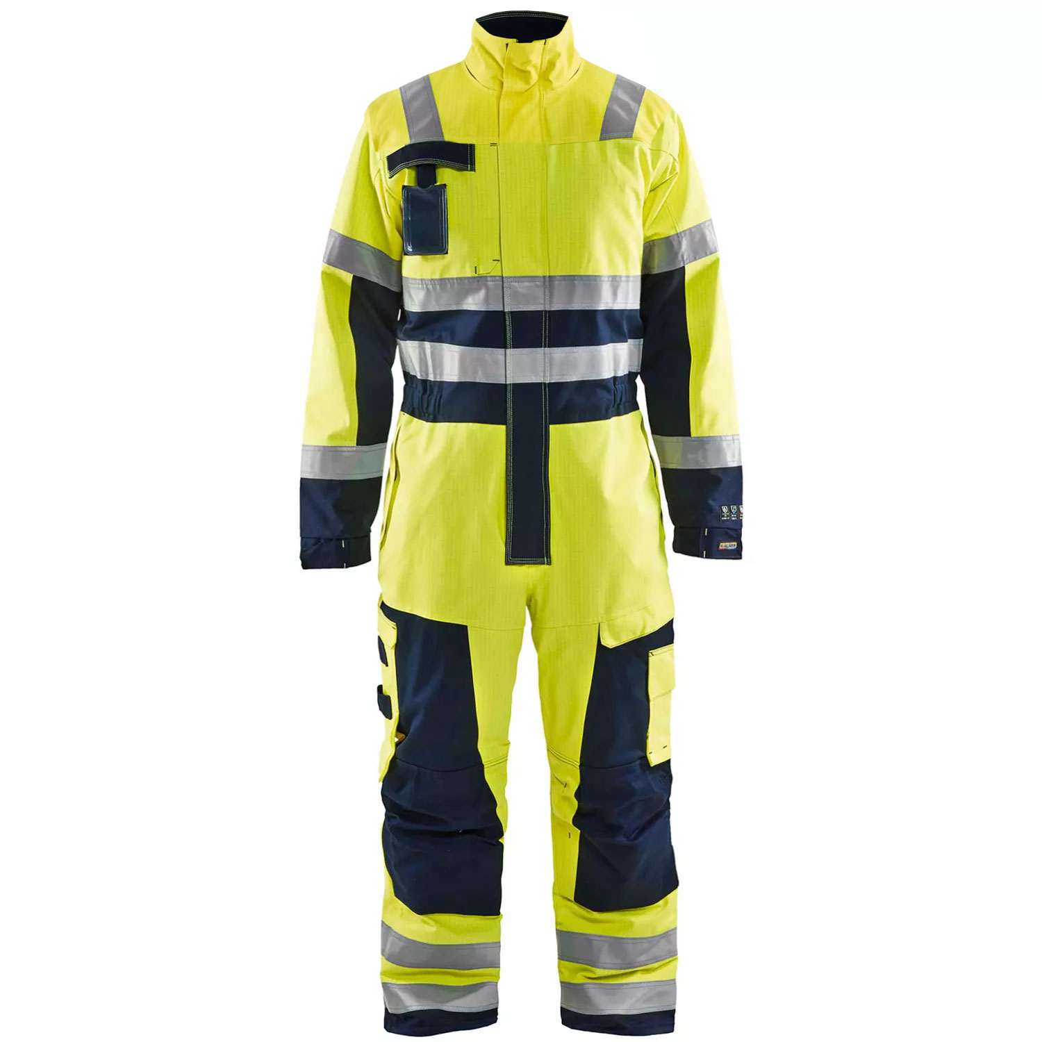 Bl&aring;kl&auml;der Multinorm thermal coverall, Hi-vis yellow/Marine blue