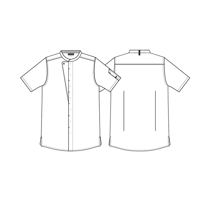 Kentaur short-sleeved  chefs-/server jacket, Olive Green, large image number 3