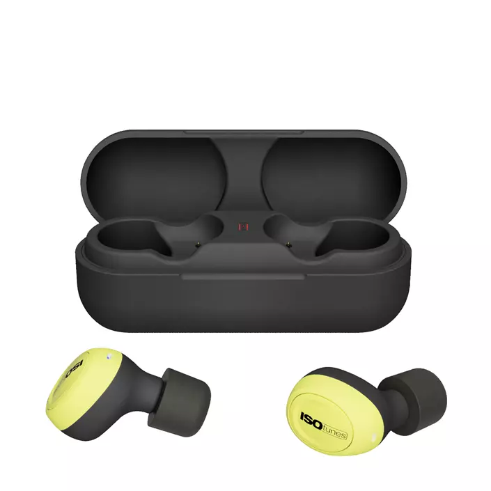 ISOtunes Free 2.0 hörselkåpor med Bluetooth, Svart/Grön, Svart/Grön, large image number 3