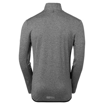 South West half-zip sweater, Grey melange