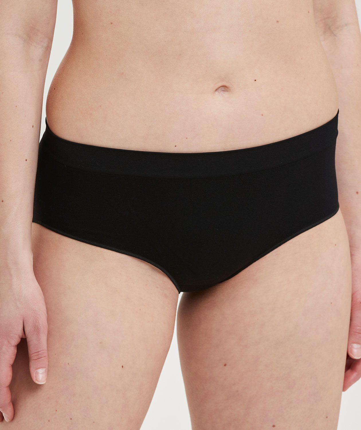 Decoy Mikrofiber hipsters dam, Svart, Svart, large image number 2