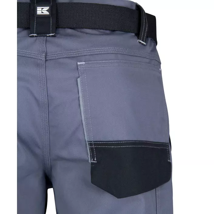 Kramp Original work trousers with belt, Grey/Black, large image number 6