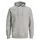 Jack & Jones JJEBASIC hoodie, Light Grey Melange, Light Grey Melange, swatch