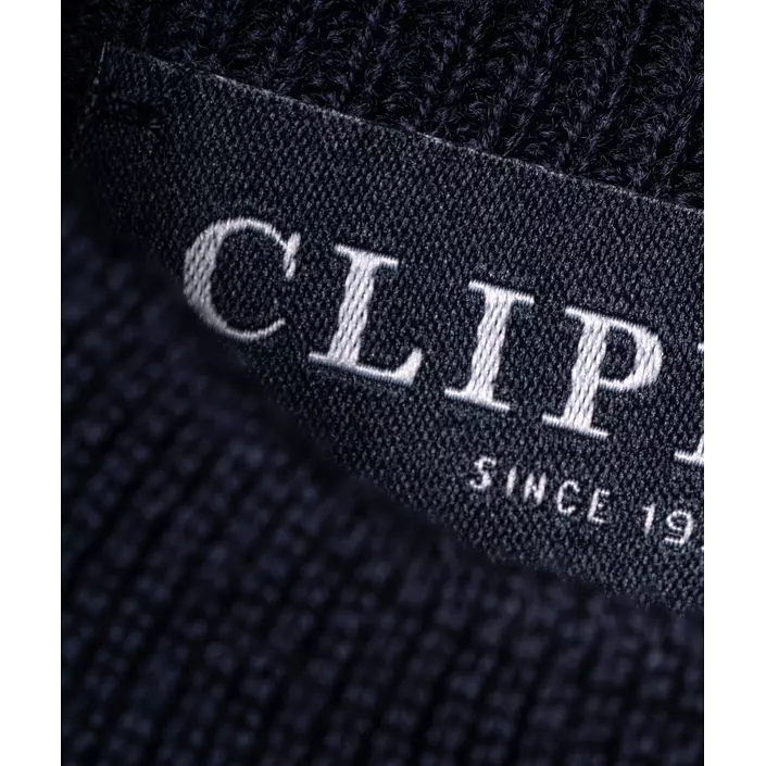 Clipper Milan striktrøje med høj krave, Dark navy, large image number 3
