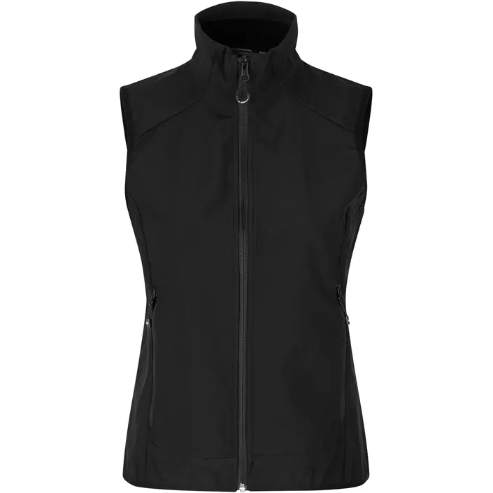 ID functional women's softshell vest, Black, large image number 0