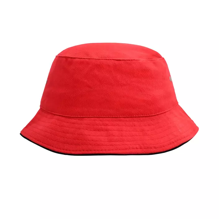 Myrtle Beach bøttehatt/Fisherman's hatt, Rød/Svart, large image number 0