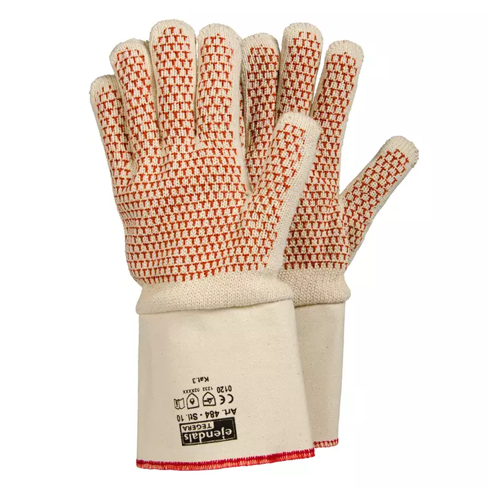 Tegera 484 heat protection gloves, White/Red, White/Red, large image number 0