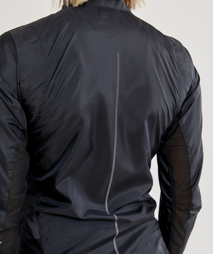 Craft Essence women's light wind jacket, Black, large image number 4