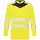 Portwest PW3 long-sleeved T-shirt, Hi-vis Yellow/Black, Hi-vis Yellow/Black, swatch