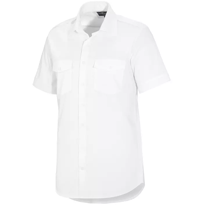 Derby of Sweden Martines Slim fit kortärmad pilotskjorta, White, large image number 4