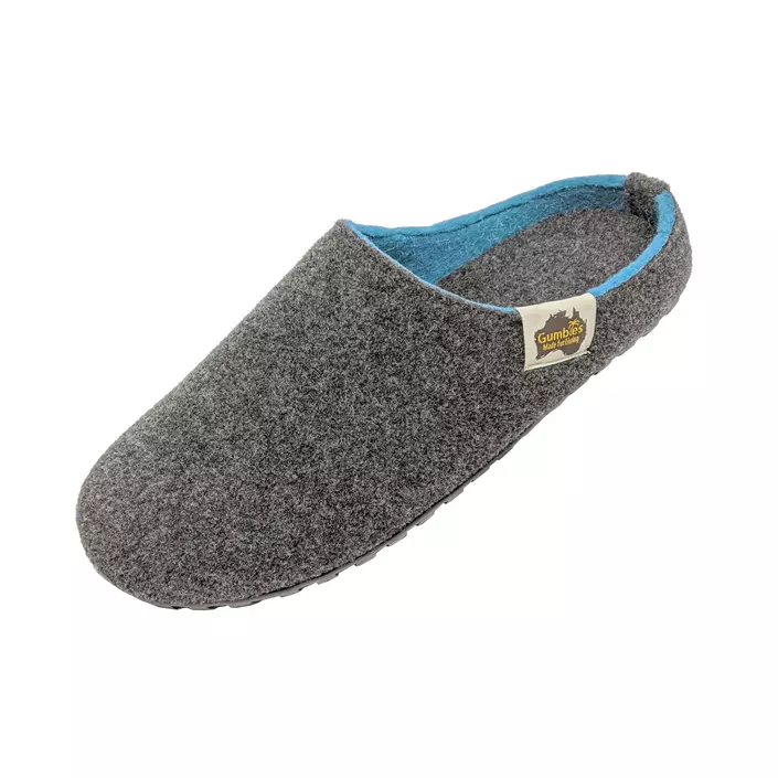 Gumbies Outback Slipper dame, Charcoal/Turquoise, large image number 0